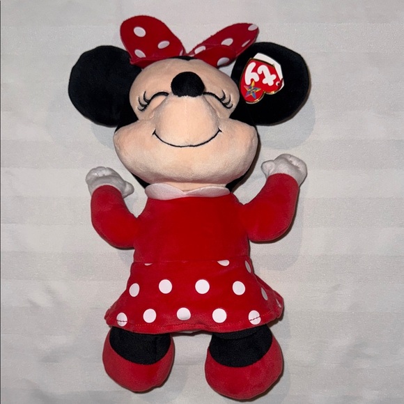 Pink Minnie Mouse Med T-Shirt and Ty Minnie Mouse 14” (from bow to toe) Stuffy - Picture 9 of 16